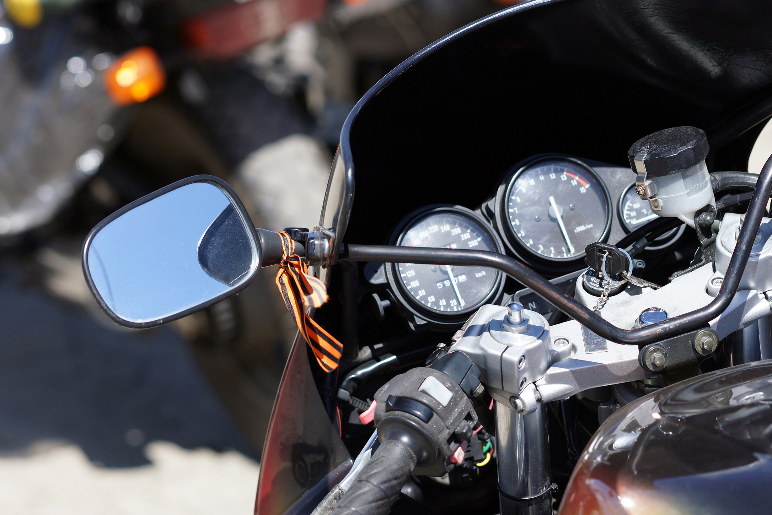 Motorcycle instrumental panel